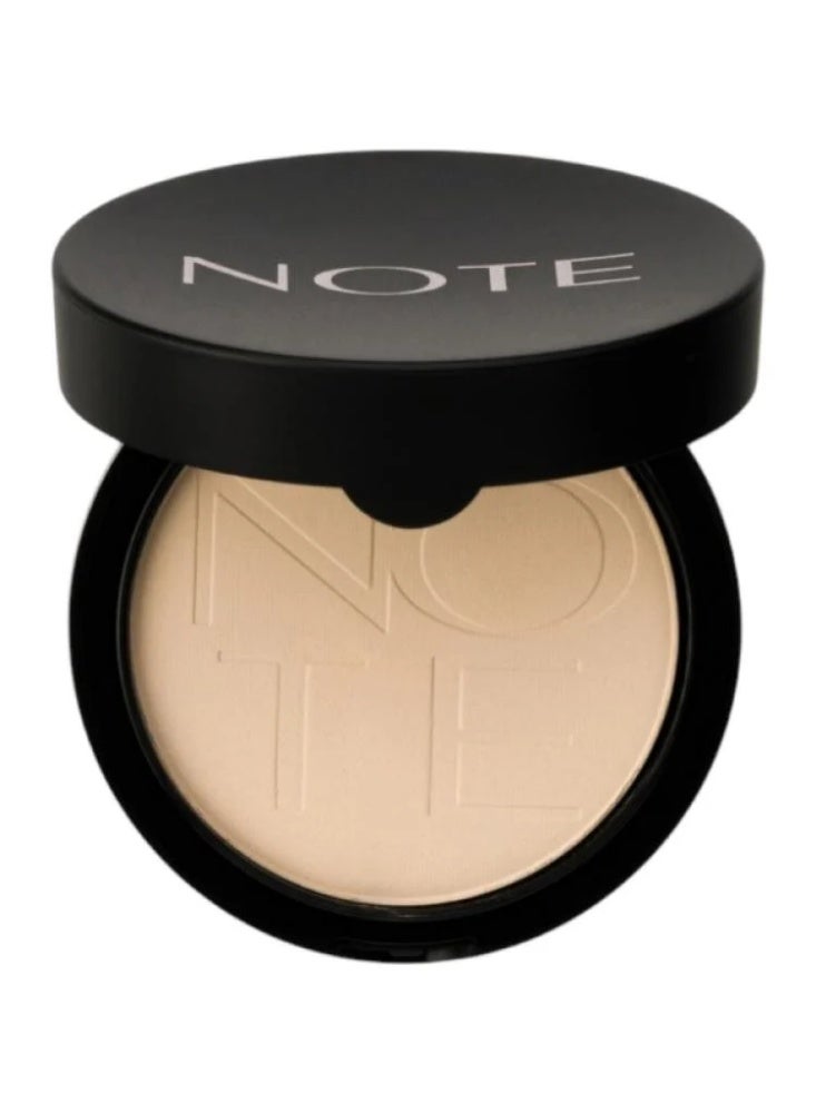 Note Luminous Silk Pressed Powder - 01 Beige - Image 1